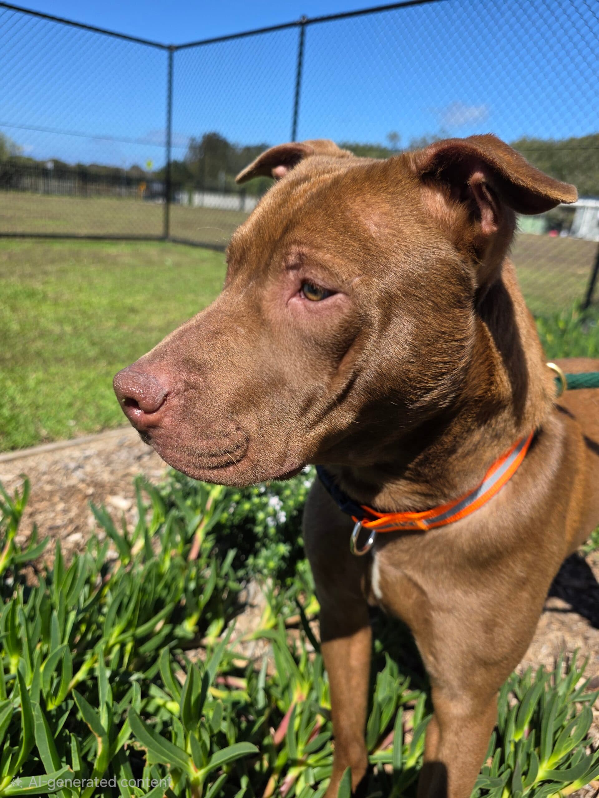 Freddo - Staffordshire Bull Terrier X Sharpei available for adoption at Sydney Dogs and Cats Home in Sydney