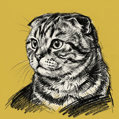 Scottish Fold illustration