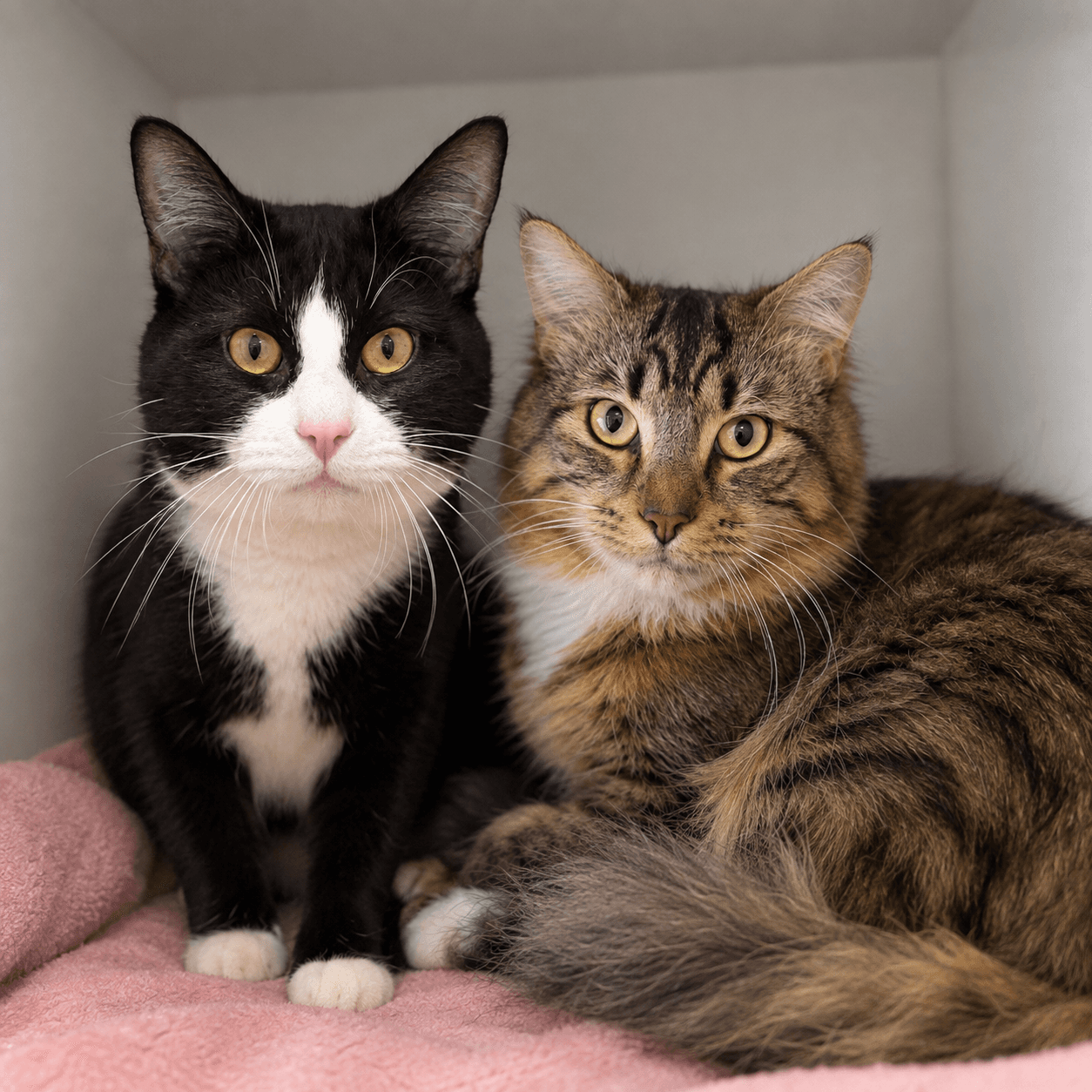 Milk & Sugar - Domestic Shorthair cat available for adoption at Lort Smith in Melbourne