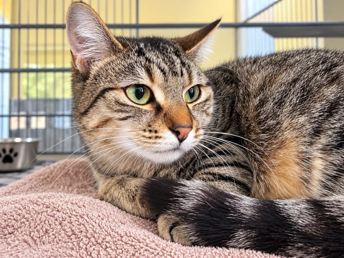 Kitty - Domestic Short Hair cat available for adoption at SPCA New Zealand in Taupo