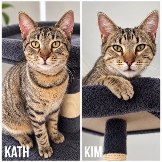 Kath & Kim - Domestic Shorthair cat available for adoption at Perth Rescue Angels in Perth