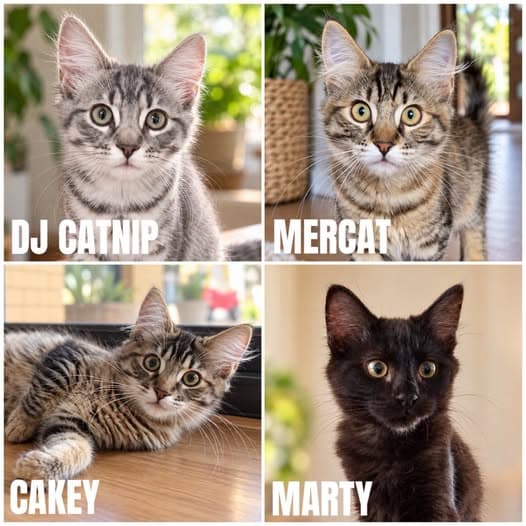 Kittens - Domestic Medium Hair cat available for adoption at Perth Rescue Angels in Perth